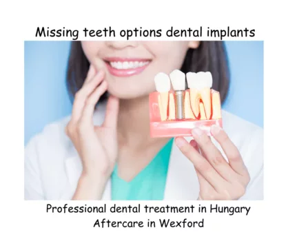 Missing teeth options dental implants image