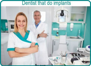 Dentists that do implants image