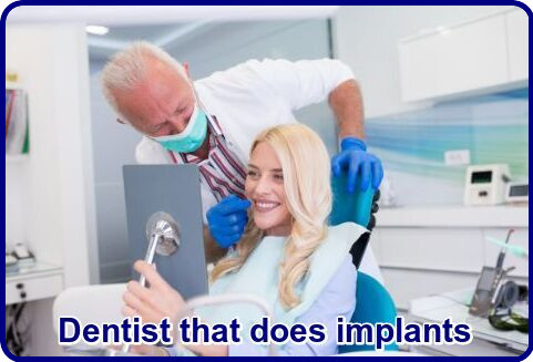 Dentist that does implants image