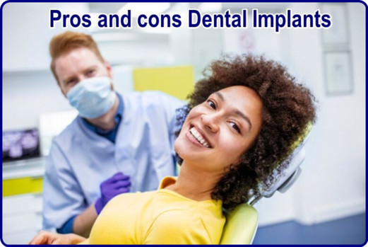 Pros and cons dental implants image