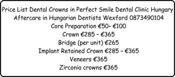 Prices for dental crowns imagè