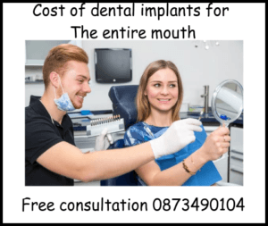 Cost of dental implants for the entire mouth free consultation image