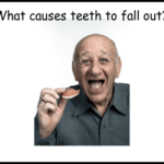 What causes teeth to fall out image