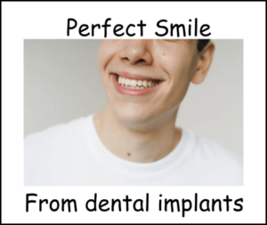 Perfect Smile from dental implants image