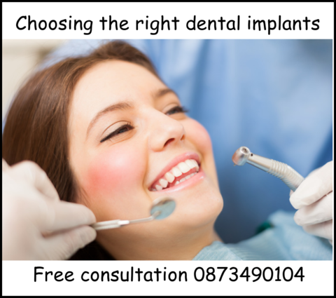 Choosing the right dental implants image