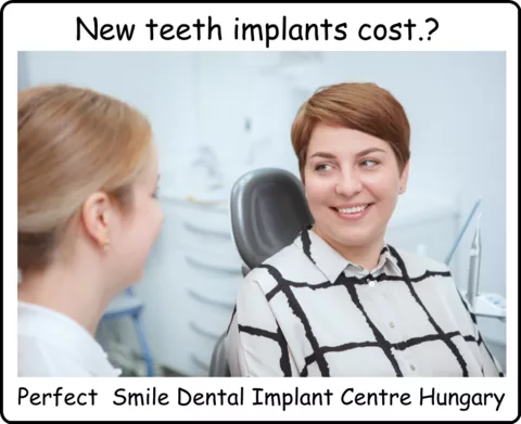 New teeth implants cost image