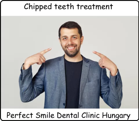 Chipped teeth treatment Perfect Smile dental clinic Hungary image