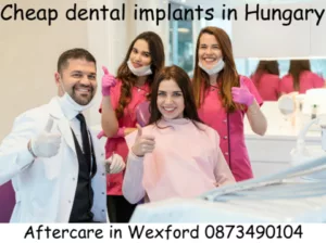 Cheap dental implants in Hungary aftercare in Wexford image