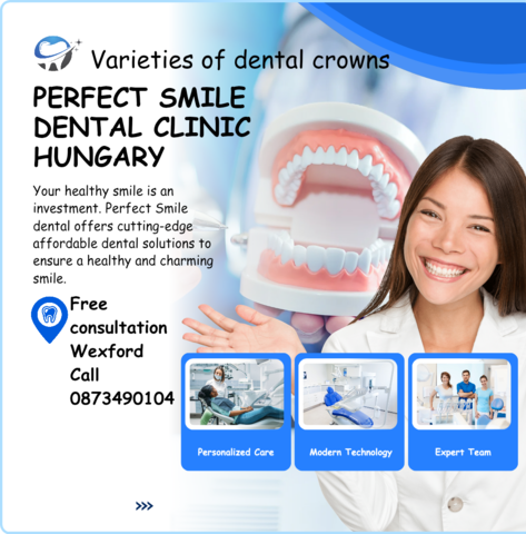 Varieties of dental crowns image