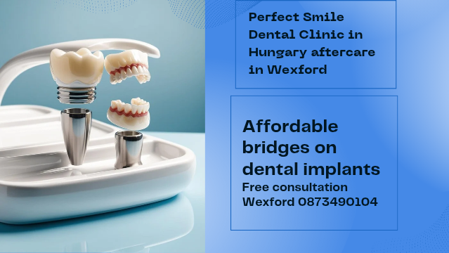 Perfect Smile dental clinic Hungary affordable bridges on dental implants image