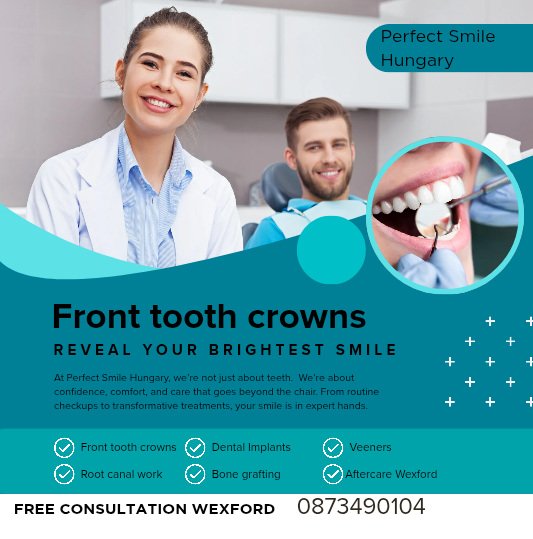 Front tooth crowns image
