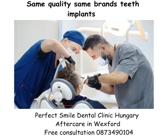 Same quality same brands teeth implants Perfect Smile dental clinic Hungary image 