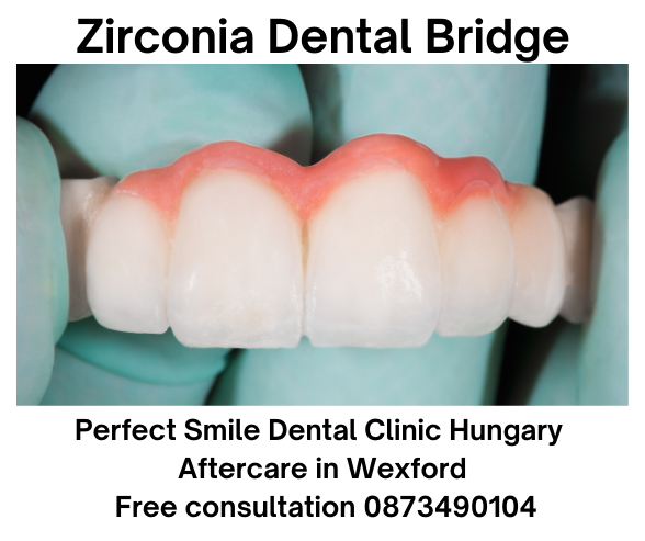 Zirconia dental bridge image