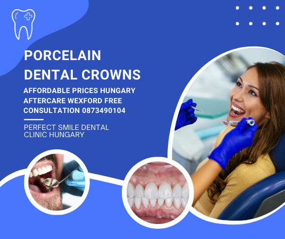 Porcelain dental crowns image