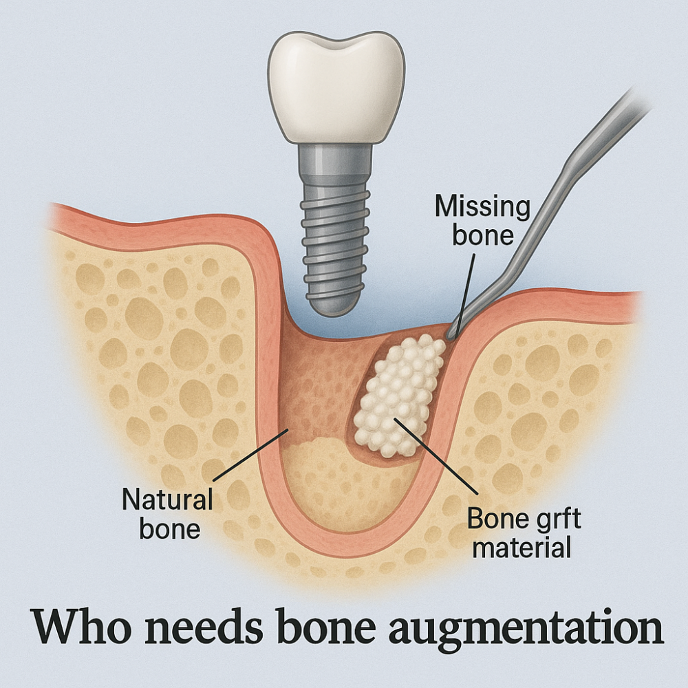 Who needs bone augmentation image