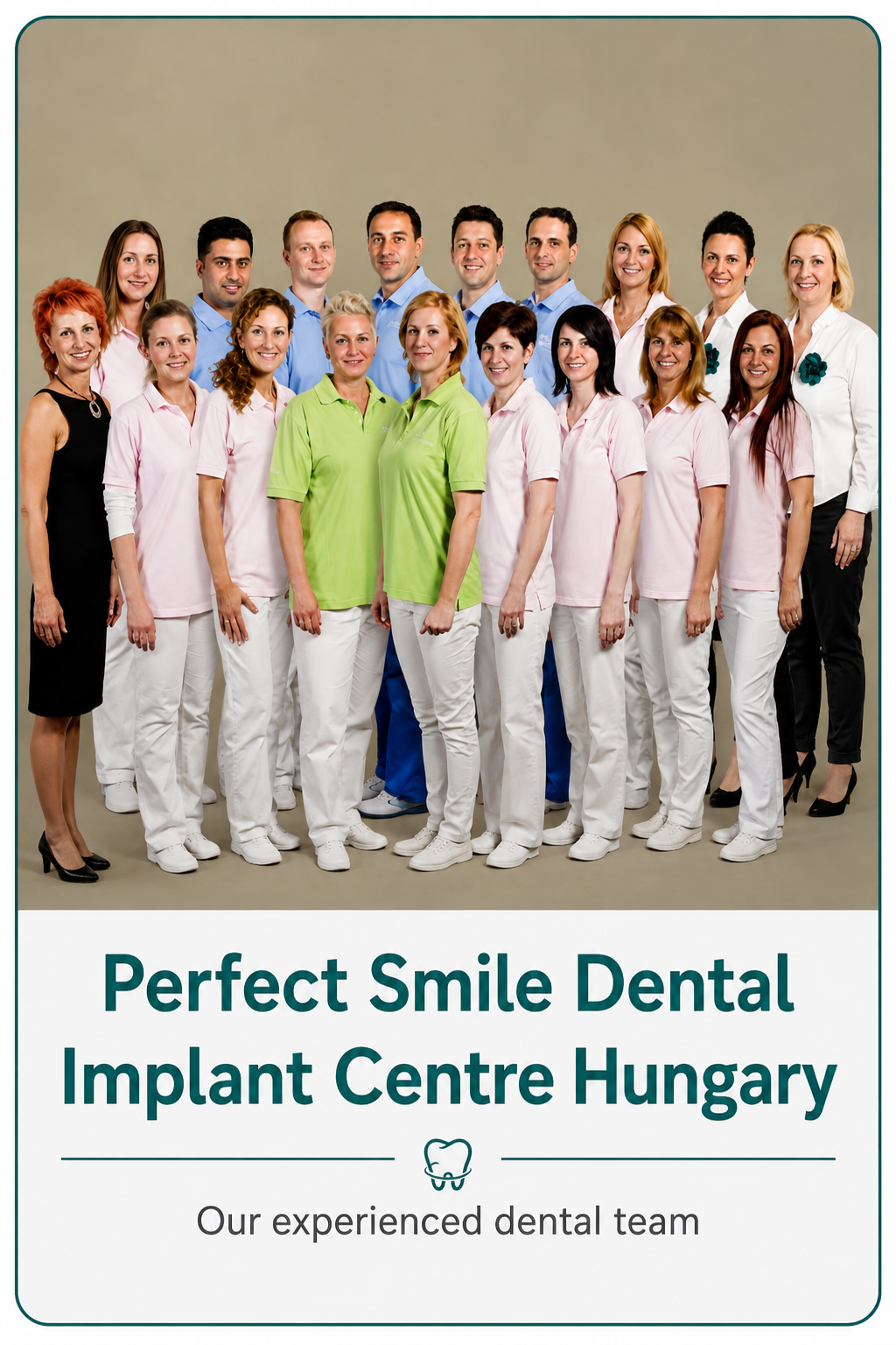 Perfect Smile Dental Implant Centre Hungary experienced dental team