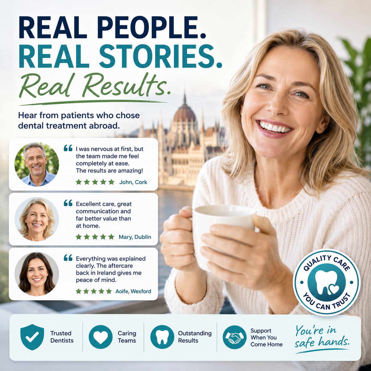Dental work abroad testimonials and real patient experiences