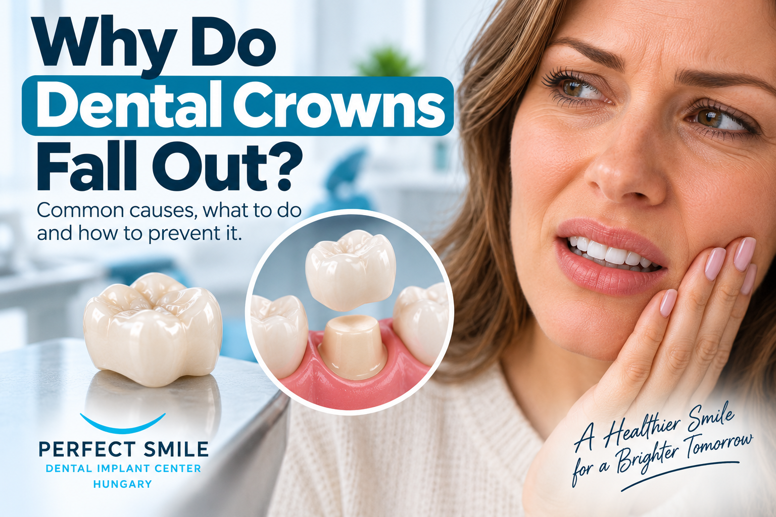 Why do dental crowns fall out